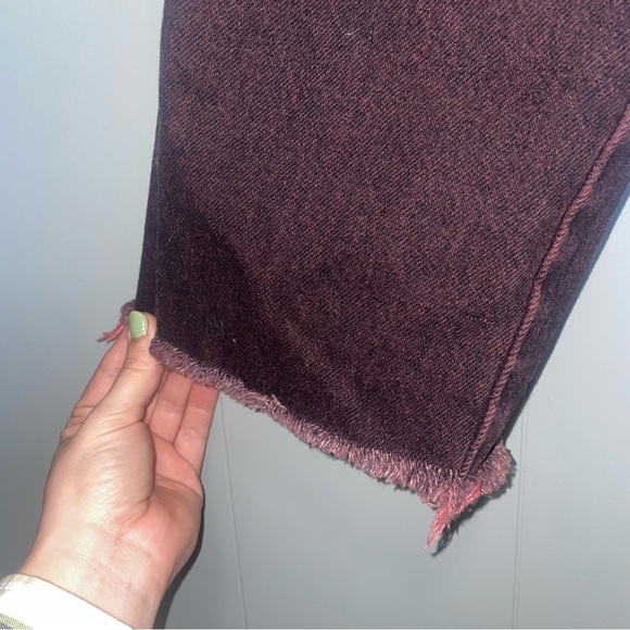 Vintage Wrangler High Waist Straight Leg Burgandy Jeans 29 x 34 - Picture 4 of 7